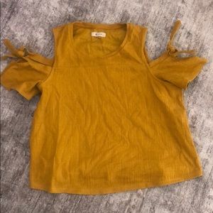 Madewell cold shoulder top